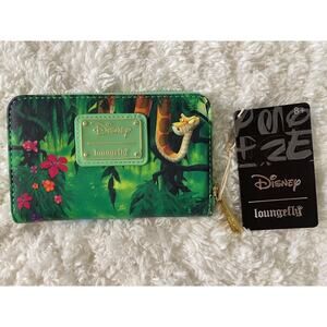 Loungefly Disney Jungle Book Bare Necessities Zip Around Wallet NEW Mowgli Baloo
